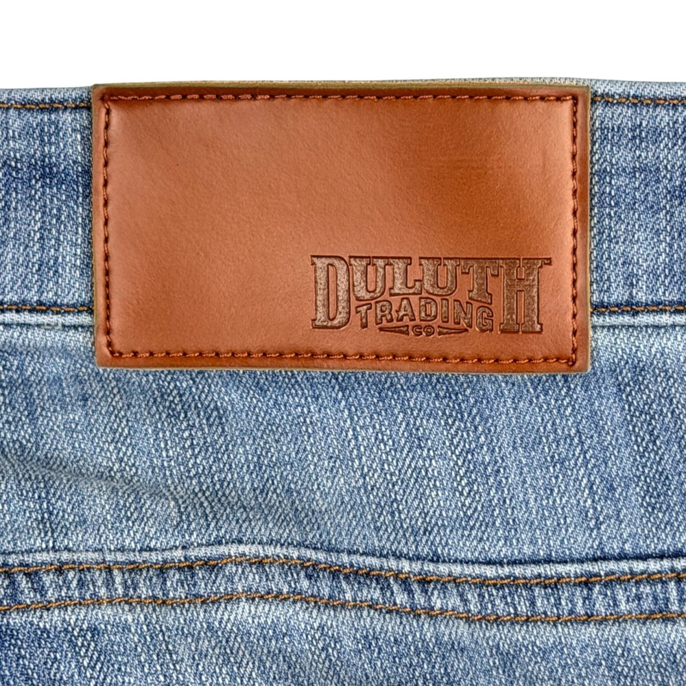 Duluth Ballroom DoubleFlex Jeans Men 33x34 Blue Cotton Stretch Standard Fit Work - Picture 11 of 16
